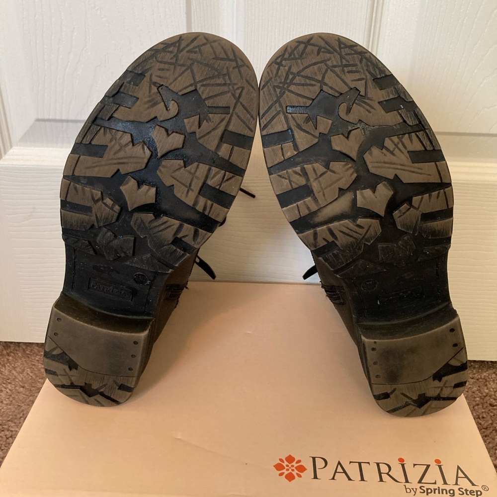 Patrizia Black Combat Boots for Women - Picture 5 of 10